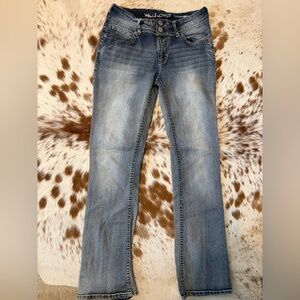 Wallflower Women's Light Blue Boot Cut Jeans